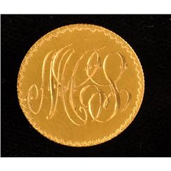 Newfoundland $2 Gold Love Token