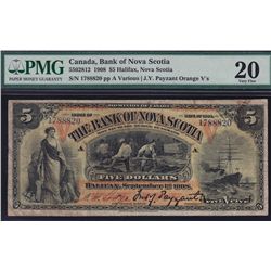 1908 Bank of Nova Scotia $5
