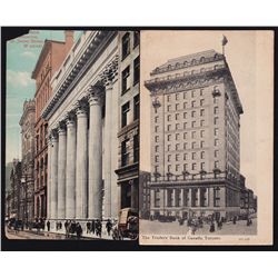 Lot of 10 Bank Postcards