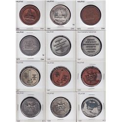 Lot of 20 Halifax Coin Club Medals