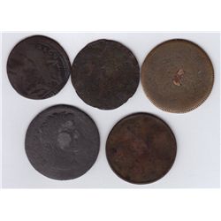 Lot of 5 Blacksmith Type Tokens