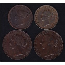 Lot of 4 Nova Scotia Tokens