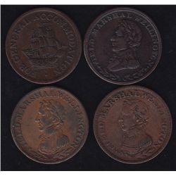 Lot of 4 Canadian Tokens