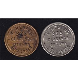Lot of Two Breton list tokens