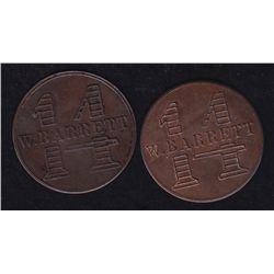 Lot of Two Breton list tokens