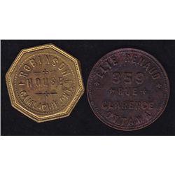 Lot of Two Breton list tokens