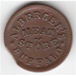 Lot of 3 Buffalo, NY Civil War Tokens.