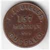 Image 3 : Lot of 3 Buffalo, NY Civil War Tokens.