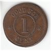 Image 2 : Lot of 3 NY, NY Civil War Tokens.