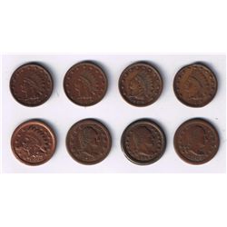 Lot of 8 Patriotic Tokens.