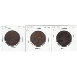 Lot of 3 Hard Times Tokens.