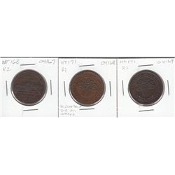 Lot of 3 Hard Times Tokens.