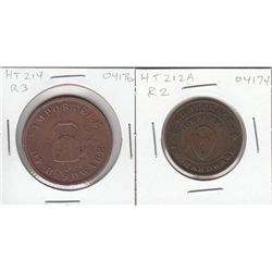 Lot of 2 Hard Times Tokens.