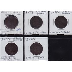 Lot of 5 Evasion Tokens.