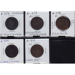 Lot of 5 Evasion Tokens.