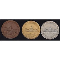 Lot of 3 Canadian Medals