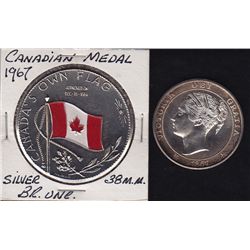 Canada Centennial Medals.