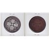 Image 2 : Lot of 2 1971 Maritime Union Study Conference Medals.
