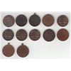 Image 2 : Lot of 12 Societe des Artisans Medals.