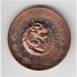 1971 Toronto Coin Club medal.