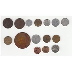 Lot of 20 Misc Coins & Tokens.