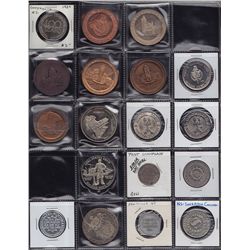 Lot of 108 Tokens and Medals.