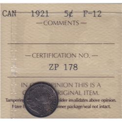 1921 Five Cent.
