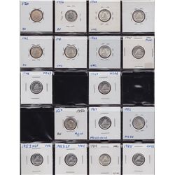 Lot of 72 Ten Cents.