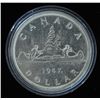 Image 2 : 1947 Maple Leaf Silver Dollar.