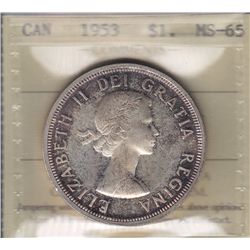 1953 Silver Dollar.