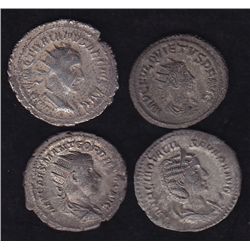 Group of 4 Roman Coins.