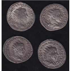 Group of 4 Gordian III.