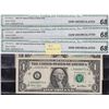 Image 2 : Nice Lot of GEM USA CGA Graded $1 Banknotes.