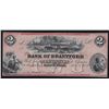 Image 1 : 1859 Bank of Brantford $2 with Centre Vignette.