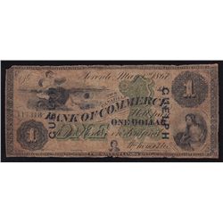 1867 Bank of Commerce $1 Guelph O/P.