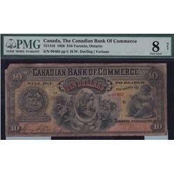 1888 Bank of Commerce $10.