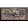 Image 1 : 1921 Bank of Commerce $5 Barbados O/P.