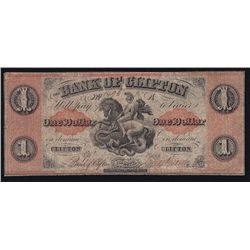 1861 Bank of Clifton $1.