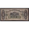 Image 1 : 1876 Consolidated Bank of Canada $4 Belleville O/P.
