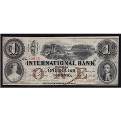 1858 International Bank $1.