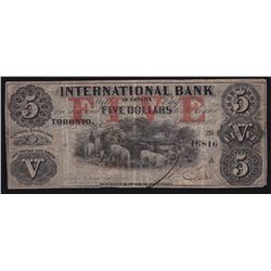 1858 International Bank $5.