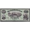 Image 1 : 1864 Merchants Bank of Canada $10 Proof.