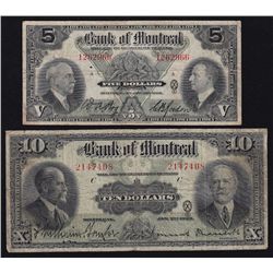 Lot of 2 Bank of Montreal.