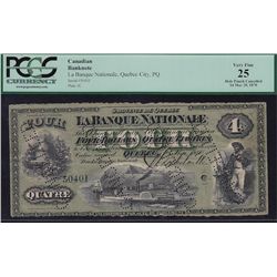 1870 Banque Nationale $4.