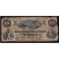 1872 Bank of Prince Edward Island $10.