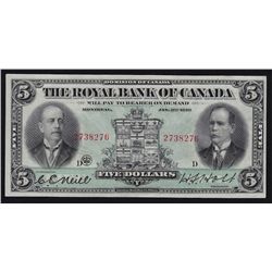 1913 Royal Bank of Canada $5.