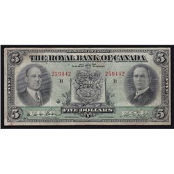 1933 Royal Bank of Canada $5