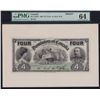 Image 1 : 1902 Dominion of Canada $4 Front Proof.