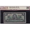 Image 1 : 1937 Bank of Canada $1.