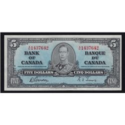 1937 Bank of Canada $5.